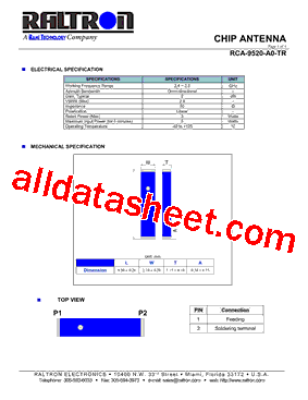 RCA-9520-A0-TR型号图片