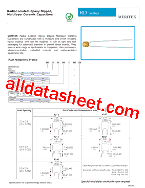 RD15YV101K500PR型号图片