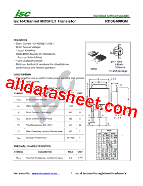 RD3G600GN型号图片