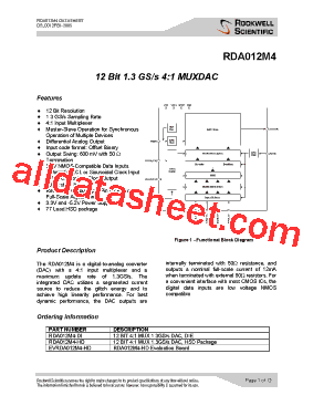 RDA012M4-DI型号图片