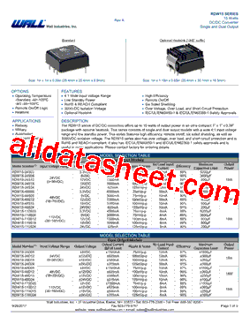 RDW15-48S05M3EHS型号图片