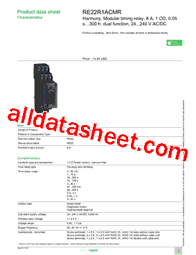 RE22R1ACMR型号图片