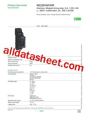 RE22R1MYMR型号图片