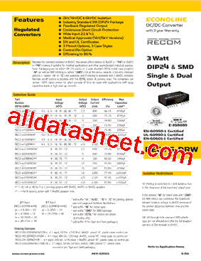 REC3-0505SRW/H4/C型号图片