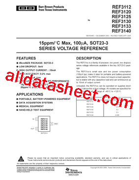 REF3125AIDBZT型号图片