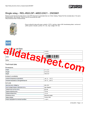 REL-IR2-LDP-48DC型号图片