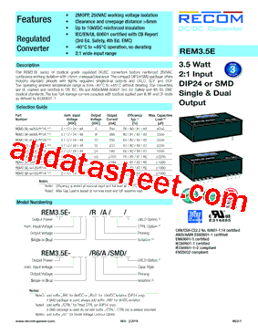 REM3.5E-1215DRA45型号图片