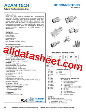 RF101D0150型号图片