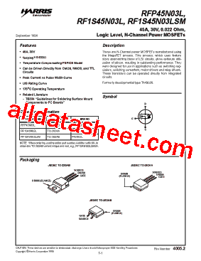 RF1S45N03LSM型号图片