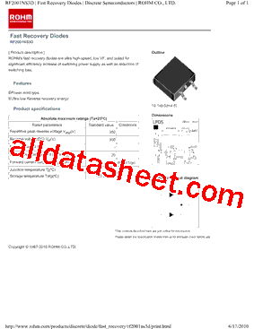 RF2001NS3DTL型号图片