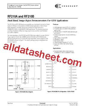 RF210A型号图片