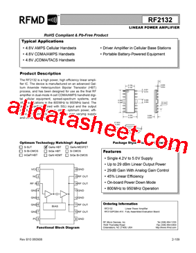 RF2132PCBA-41X型号图片
