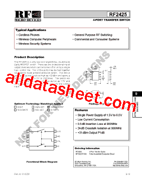 RF2425型号图片