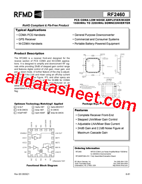 RF2460PCBA-41X型号图片