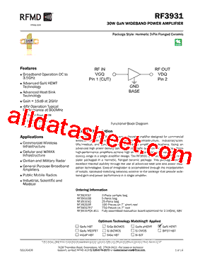 RF3931PCK-411型号图片