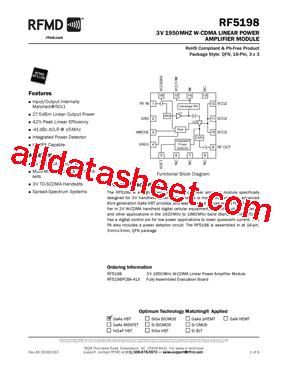 RF5198PCBA-41X型号图片