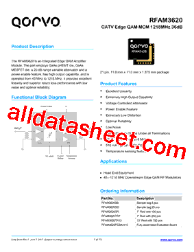 RFAM3620型号图片
