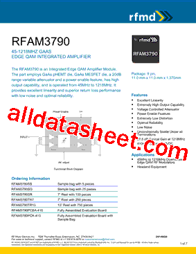 RFAM3790型号图片