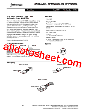 RFD14N06型号图片