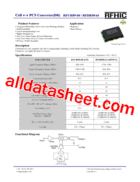 RFDR98-61型号图片