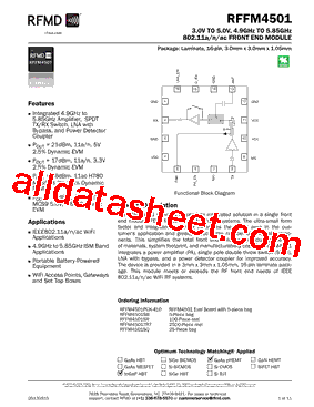 RFFM4501SQ型号图片