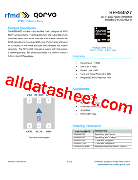 RFFM4527TR7型号图片