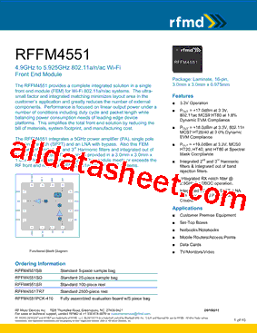 RFFM4551型号图片