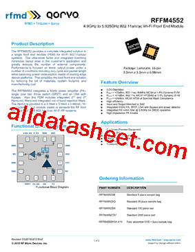 RFFM4552SQ型号图片