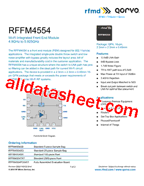 RFFM4554TR7型号图片