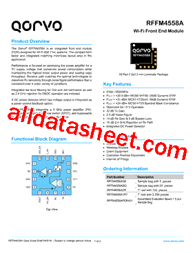 RFFM4558A型号图片