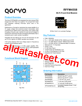 RFFM4558SR型号图片