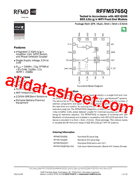 RFFM5765QSQ型号图片