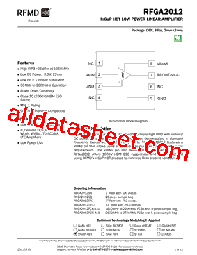RFGA2012SR型号图片