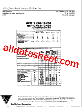 RFM12N18型号图片