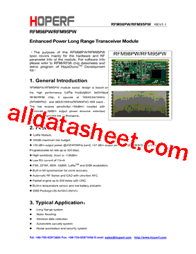 RFM95PW型号图片