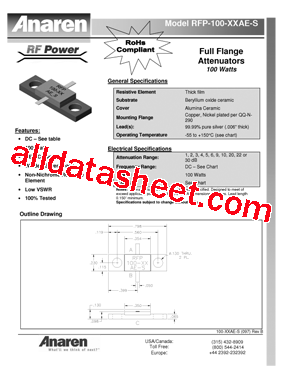 RFP-100-1AE-S型号图片