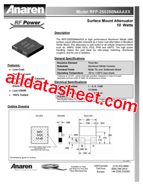 RFP-250250N4AA3型号图片