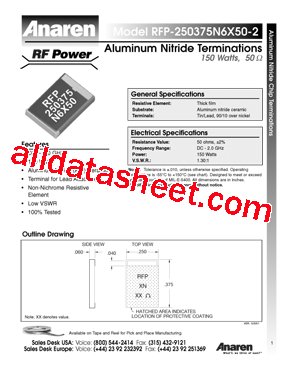 RFP-250375N6X50-2型号图片