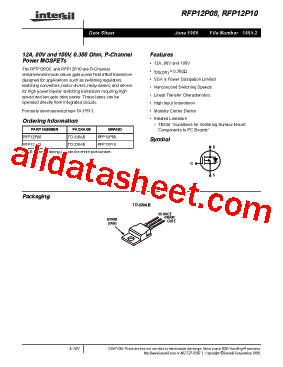 RFP12P08型号图片