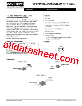 RFP14N05L型号图片