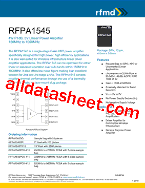 RFPA1545型号图片