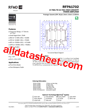 RFPA1702型号图片