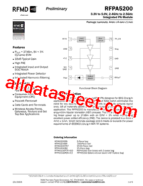 RFPA5200SB型号图片