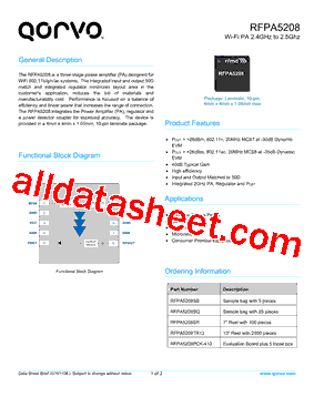 RFPA5208型号图片