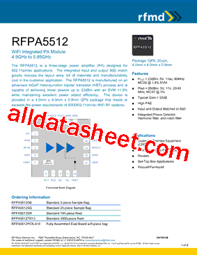 RFPA5512SQ型号图片