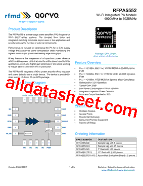 RFPA5552SQ型号图片