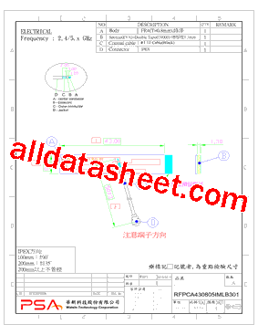 RFPCA430805IMLB301型号图片