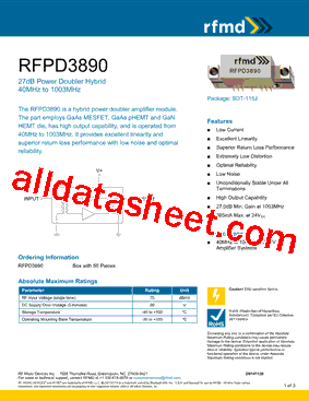 RFPD3890型号图片