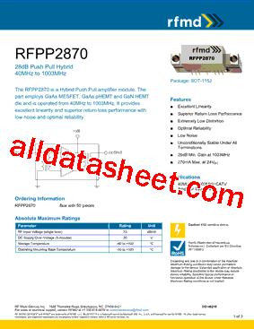 RFPP2870型号图片