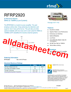 RFRP2920型号图片